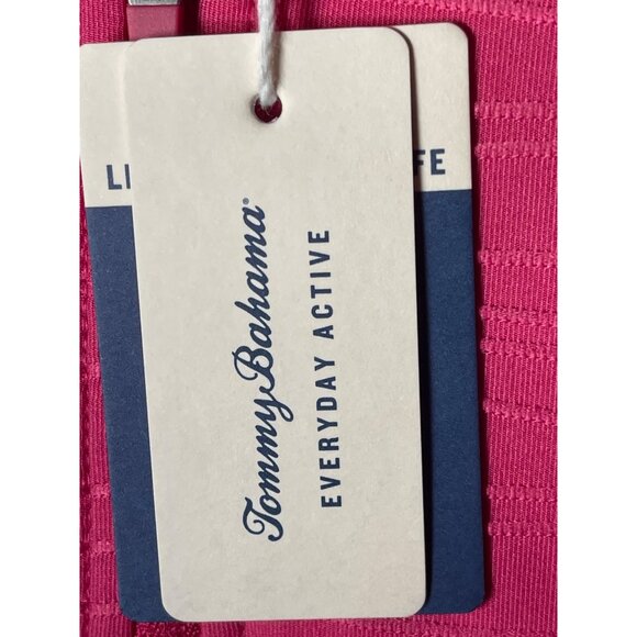 Tommy Bahama Womens Everyday Active UPF 50 Pink Quarter-Zip Long-Sleeve Moisture - Picture 5 of 16